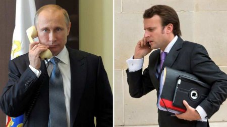 Макрон созвонился с Путиным