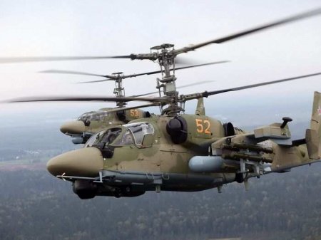 Кадры боевой работы вертолётов Ми-8 и Ка-52 на Украине (ВИДЕО)
