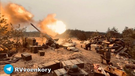 Артиллеристы 5-й бригады ДНР уничтожают опорники ВСУ в Марьинке (ВИДЕО)