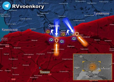 Наступление врага на Запорожском фронте: у Орехова массово пылают танки ВСУ (КАРТА)