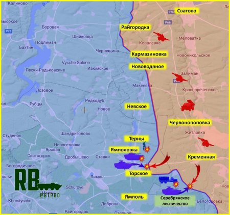 «Отважные» отражают контратаки ВСУ на краснолиманском направлении (КАРТА)