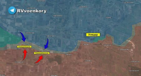 Враг продолжает попытки наступления на участке Новодонецкое-Новомайорское (КАРТА)