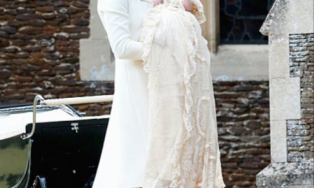Фоторепортаж: Крещение дочери принца Уильяма и Кейт Миддлтон принцессы Шарлотты