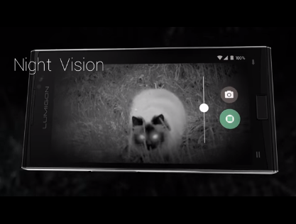 Новый смартфон Lumigon T3 оснащен камерой ночного видения