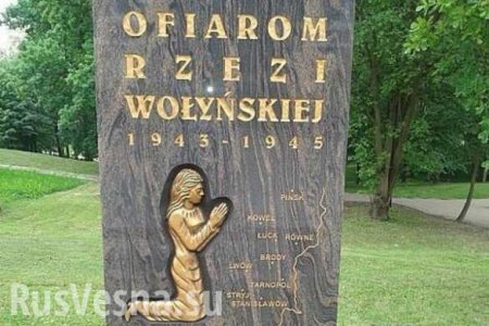В Киеве назвали «антиукраинской истерией» признание «Волынской резни» геноцидом поляков
