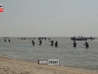 Высадка морского десанта батальона ДНР "Сомали" под Широкино