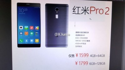 Известны некоторые характеристики Xiaomi Redmi Pro 2‍