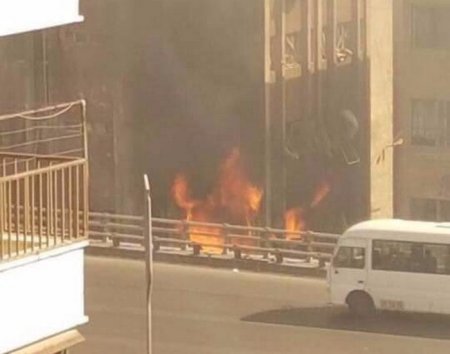 Террористы атаковали полицейское управление в Дамаске - Военный Обозреватель