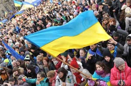 В столице Украины тысяча человек собралась на акцию протеста