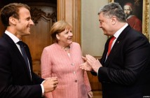 Меркель рассказала Путину о встрече с Порошенко и Макроном