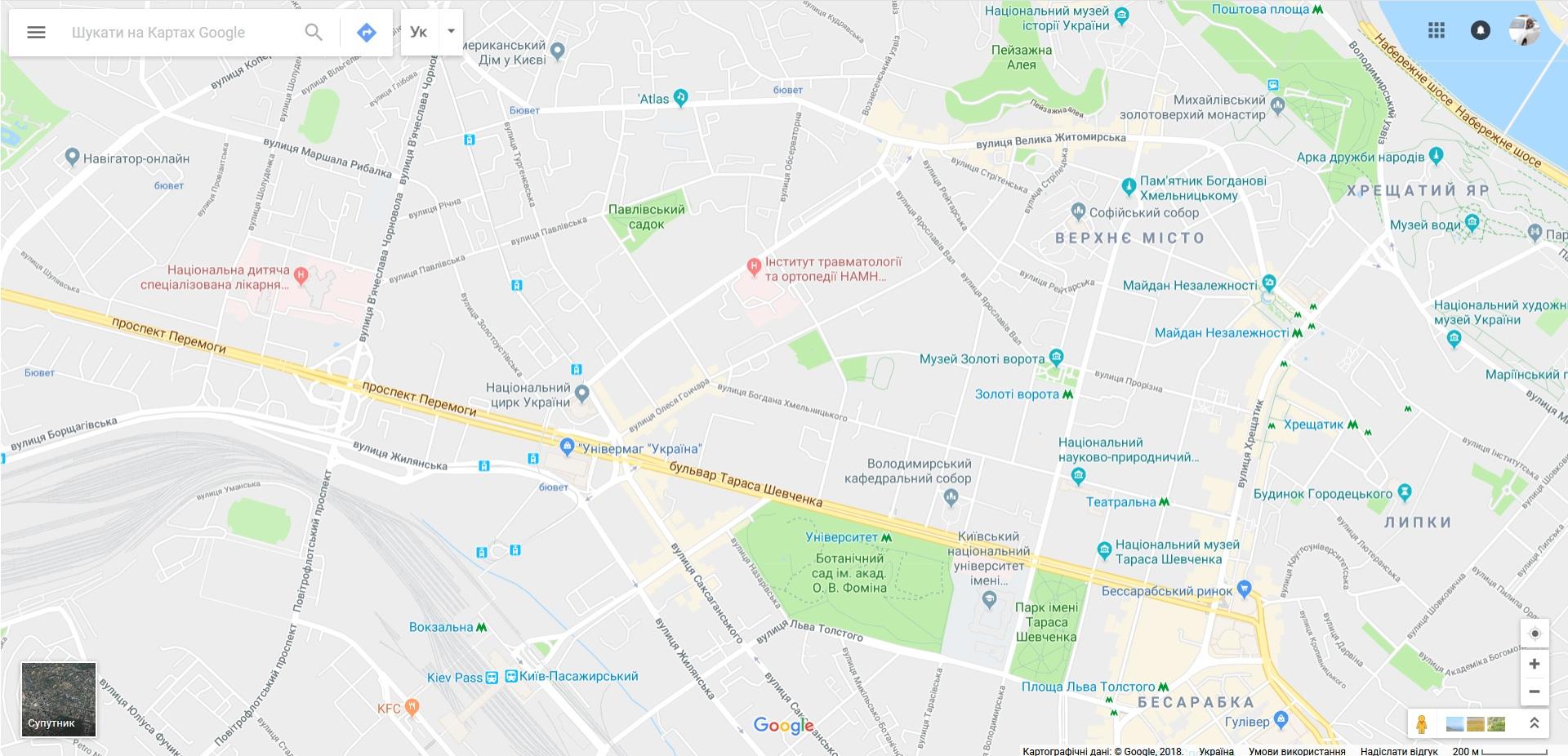 гугл карты с фотографиями местности