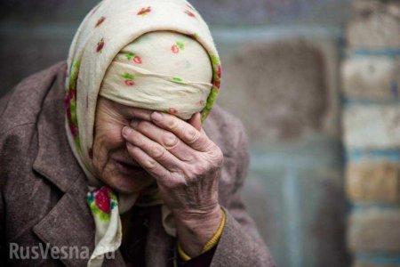 Обстрелы не прекращаются: украинский снаряд оставил одинокую пенсионерку без дома (ВИДЕО)