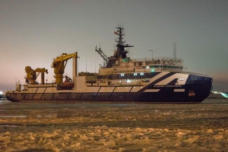 Уникальная техника России: ОИС «Академик Александров» проходит испытания в море