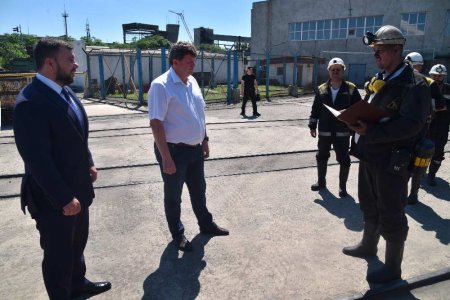 Глава ДНР принял ввод новой лавы на шахте «Комсомолец Донбасса» (ФОТО)